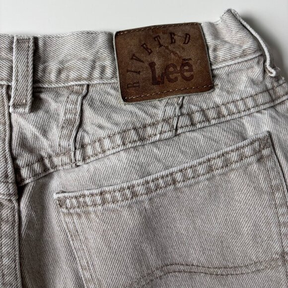 VTG Lee Riders High Waist Vintage MOM Gray Tapered Denim Jeans Size 12 M - Picture 7 of 10